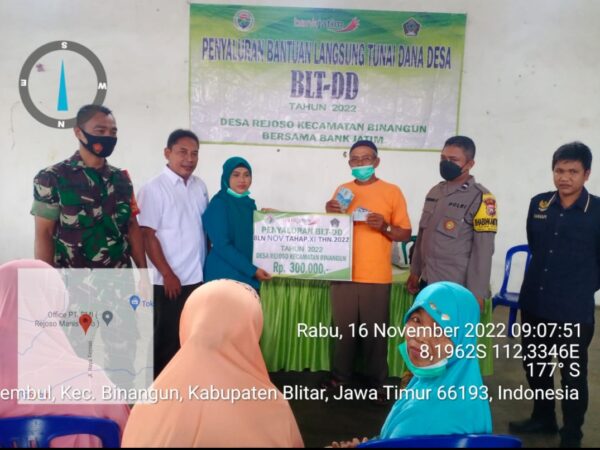 DESA REJOSO MEMBAGIKAN BLT DD BULAN NOPEMBER 2022