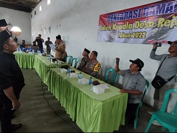 DEKLARASI DAMAI CAKADES DESA REJOSO
