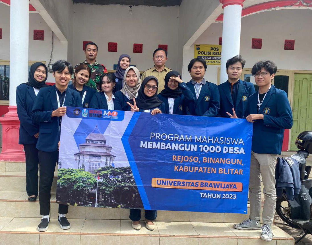 Desa Rejoso Kecamatan Binangun Kabupaten Blitar Didatangi oleh Mahasiswa Universitas Brawijaya Untuk Melakukan MMD (Mahasiswa Membangun 1000 Desa)