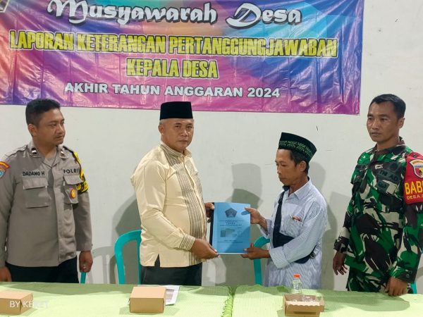 MUSYWARAH DESA LAPORAN KETERANGAN PENYELENGARAAN PEMERINTAHAN DESA REJOSO AKIR TAHUN ANGGARAN 2024
