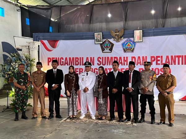 PELANTIKAN PERANGKAT DESA REJOSO