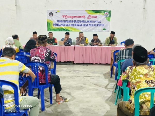 MUSYAWARAH PENENTUAN LOKASI PEMBANGUNAN GEDUNG KDMP REJOSO