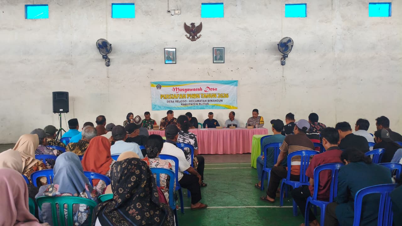 Pemerintah Desa Rejoso Matangkan Persiapan PHBN HUT ke-81 Republik Indonesia