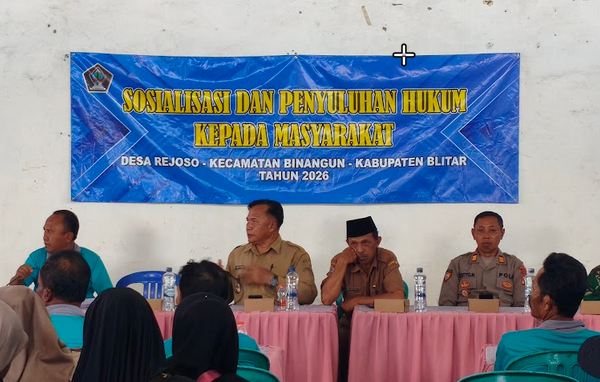 Cegah Kriminalitas dan Bahaya Narkoba pada Generasi Muda, Sosialisasi dan Penyuluhan Hukum Kepada Masyarakat Desa Rejoso